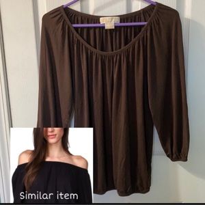 Michael Knor Off the Shoulder Top